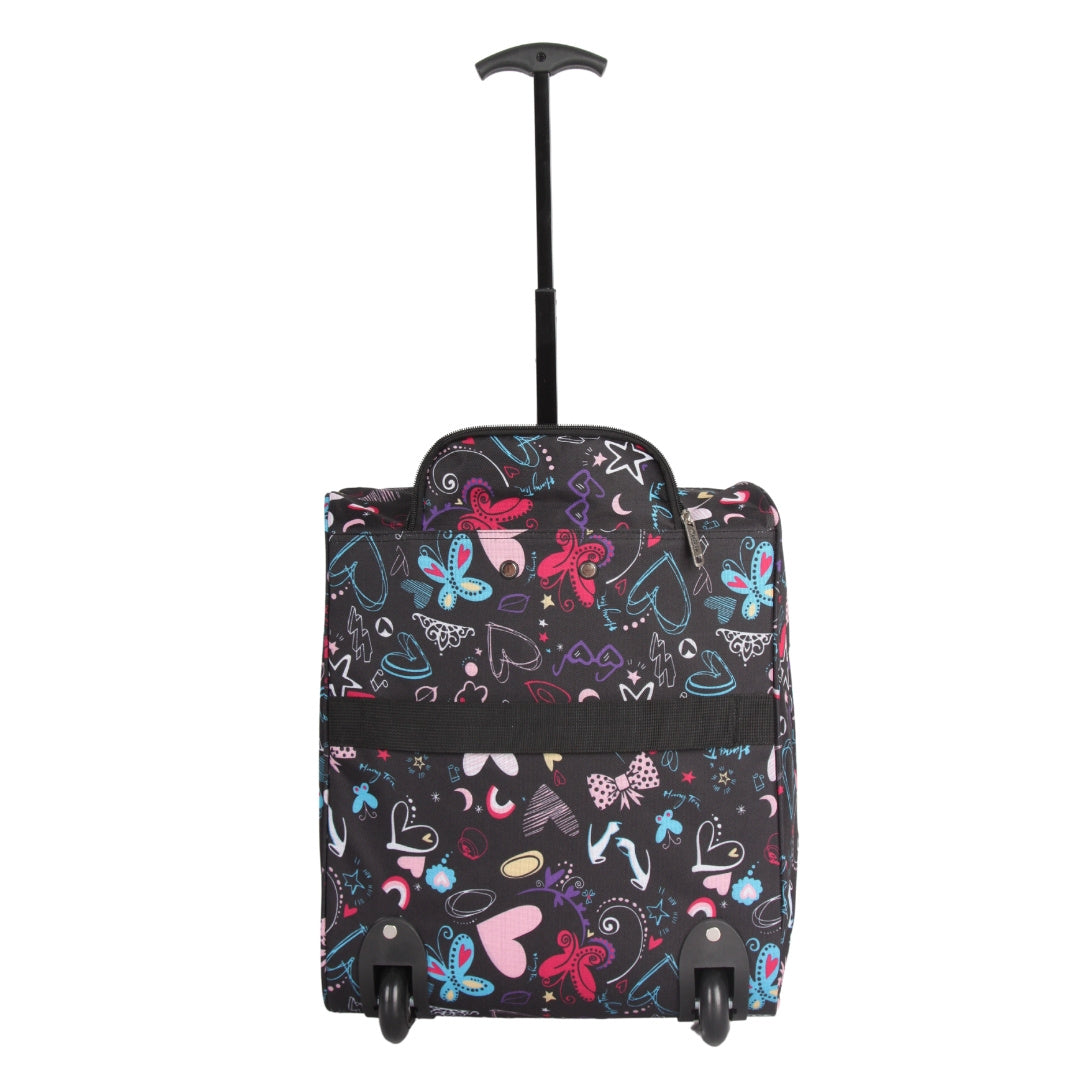 ZAHRAB 45x36x20 Underseat Bag Lightweight Hand Luggage Cabin Bag Trolley with Wheels Flight Bags Suit Case