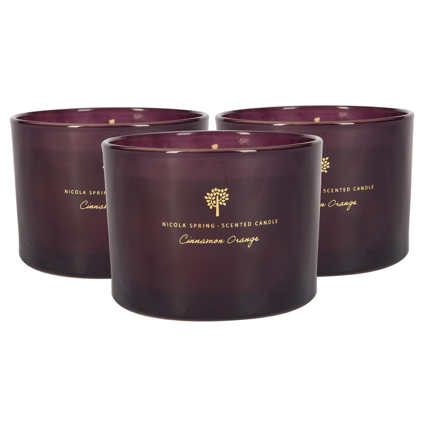 Nicola Spring Scented Candle - 130g/350g - Natural Soy Wax Candles Relaxing Fragrance Gift Set Aromatherapy Candle
