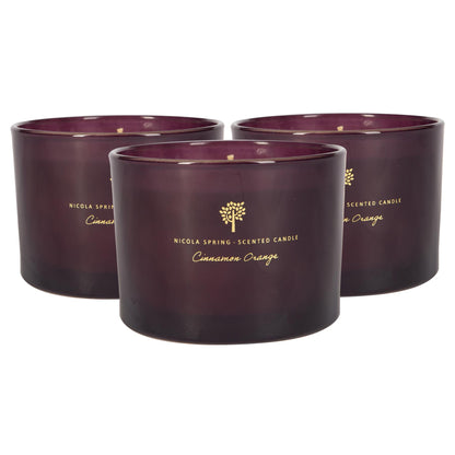 Nicola Spring Scented Candle - 130g/350g - Natural Soy Wax Candles Relaxing Fragrance Gift Set Aromatherapy Candle