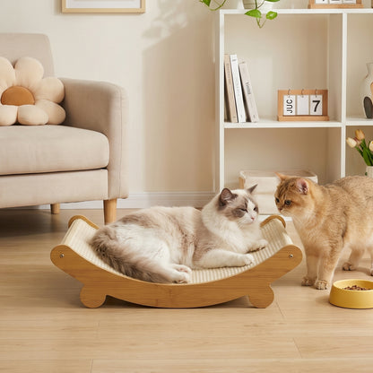 Sisal Hemp Ventilated Cat Scratch Board, U-shaped All Season Universal Leisure Chair, Wear-resistant, Stable and Easy To Clean, No Debris Falling Off Leisure Chair, Cat Claw Board