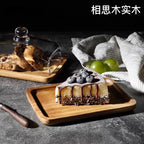 Acacia Wood Butter Dish with Clear Glass with Lid for kitchens - product gallery image 5