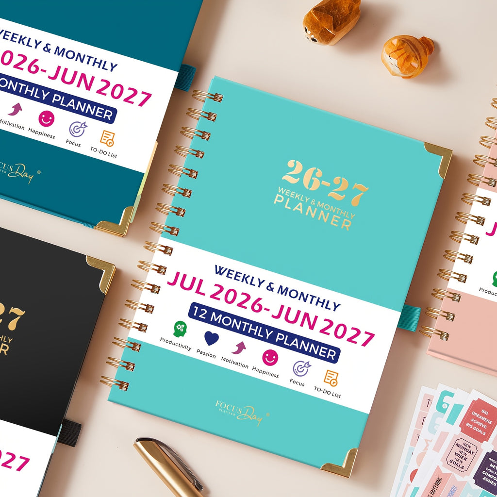 Academic Diary 2026-2027 Week to View with 21.4cm, 2026-2027 July June A5 Weekly Monthly - product gallery image 3