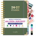 Academic Diary 2026-2027 Week to View with 21.4cm, 2026-2027 July June A5 Weekly Monthly