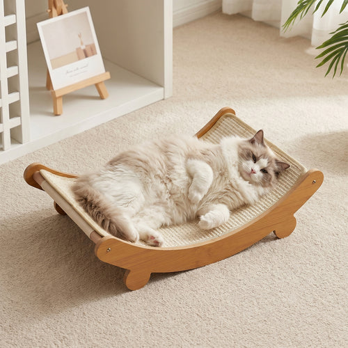Sisal Hemp Ventilated Cat Scratch Board, U-shaped All Season Universal Leisure Chair, Wear-resistant, Stable and Easy To Clean, No Debris Falling Off Leisure Chair, Cat Claw Board