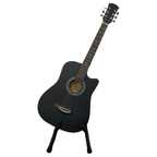 Acoustic Guitar with Cutaway Steel Strings Carry Bag Full - product gallery image 13