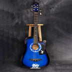 Acoustic Guitar with Metal, Full Starter 4 Stand, Tuner, Strap - product gallery image 5