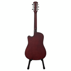 Acoustic Guitar with Wood, 1, Beginners Inch Full Natural Cutaway Hardwood - product gallery image 6
