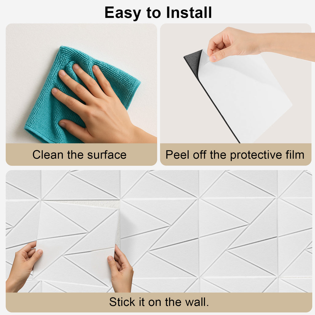 Acoustic Panel with Self-Adhesive, 30cm, 9mm, 12 Pack, 30*30*1cm, 12pcs - product gallery image 11