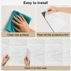 Acoustic Panel with Self-Adhesive, 30cm, 9mm, 12 Pack, 30*30*1cm, 12pcs - product gallery image 11