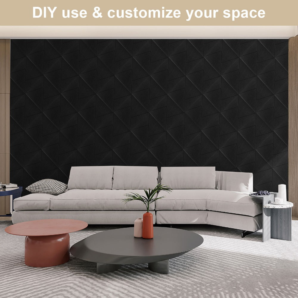 Acoustic Panel with Self-Adhesive, 30cm, 9mm, 12 Pack, 30*30*1cm, 12pcs - product gallery image 4