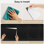 Acoustic Panel with Self-Adhesive, 30cm, 9mm, 12 Pack, 30*30*1cm, 12pcs - product gallery image 7