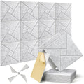 Acoustic Panel with Self-Adhesive, 30cm, 9mm, 12 Pack, 30*30*1cm, 12pcs