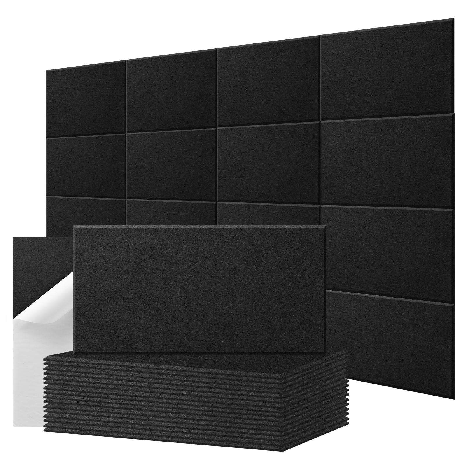 Acoustic Panel with Self-Adhesive, 400kg, 9cm, 16 Pack