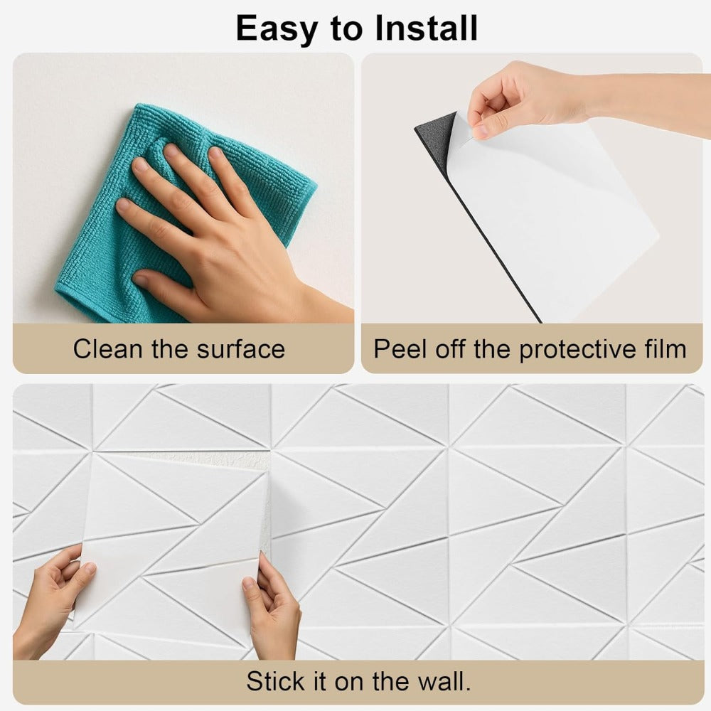 Acoustic Panel with Self-Adhesive, Lockable, 12 Pack - product gallery image 14