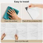 Acoustic Panel with Self-Adhesive, Lockable, 12 Pack - product gallery image 14