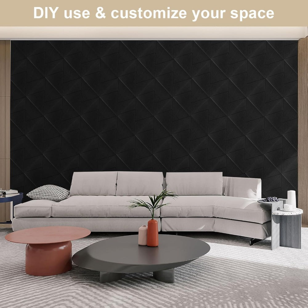 Acoustic Panel with Self-Adhesive, Lockable, 12 Pack - product gallery image 3