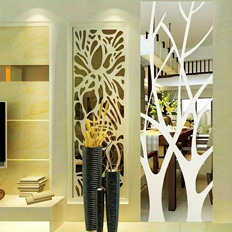 Acrylic Mirror Tile with Self-Adhesive, 135*37cm, Large Tiles Wall Sticker Self Adhesive - product gallery image 6