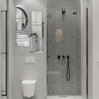 Acrylic Mirror Tile with Self-Adhesive, 6Pcs, Tiles Wall Stickers 30x30cm of Square - product gallery image 6
