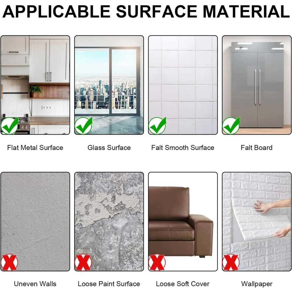 Acrylic Mirror Tile with Self-Adhesive, Glass, 40 Pack, 40pcs - product gallery image 4