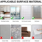 Acrylic Mirror Tile with Self-Adhesive, Glass, 40 Pack, 40pcs - product gallery image 4
