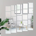Acrylic Mirror Tile with Self-Adhesive, Glass, 40 Pack, 40pcs