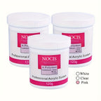 Acrylic Nail Powder with 120g, Glass, Cover Pink, Clear White Polymer 3D - product gallery image 11