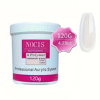 Acrylic Nail Powder with 120g, Glass, Cover Pink, Clear White Polymer 3D - product gallery image 13