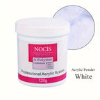 Acrylic Nail Powder with 120g, Glass, Cover Pink, Clear White Polymer 3D - product gallery image 7