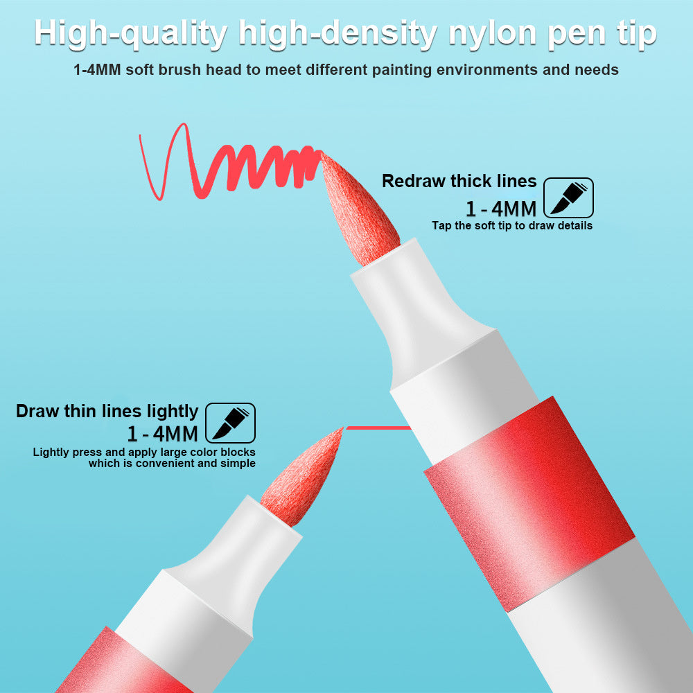 Acrylic Paint Marker with Metal, 120 Colours, Markers Colours Pens Rock, Glass, Wood - product gallery image 11