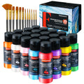 Acrylic Paint Set with Water-Resistant, 2oz, Metal - 20pcs option