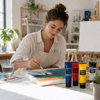 Acrylic Paint Set with Water-Resistant, Waterproof, 120ml, Wood - product gallery image 7
