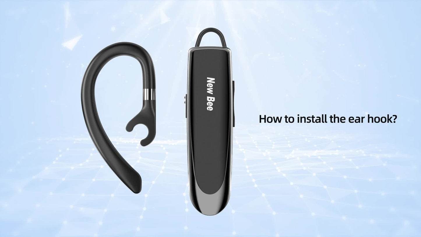 Single-ear Wireless Earphones, New BeeB41 Basic Wireless Hands-free Earphones, In-ear Wireless Earphones, Audio Earphones, Telephone Wireless Earphones With Microphone, Suitable For Both Ears, Long-range, Wireless Dual-device Connectivity