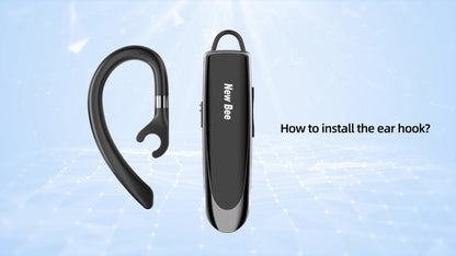 New Bee Single-ear Wireless Headset, B41 Wireless In-ear Earphones, Automatic Noise-cancelling Headphone, Available In Two Options: Earphone Storage Bag + Earphones And Single Earphone, Suitable For Office Work, Driving, And Courier Delivery