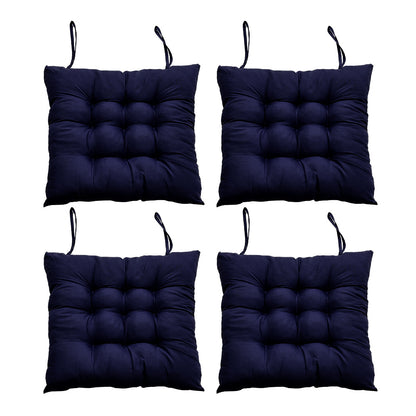 4pcs Solid-Color Office Cushion Supports The Cushion to Relieve The Discomfort of Prolonged Sitting