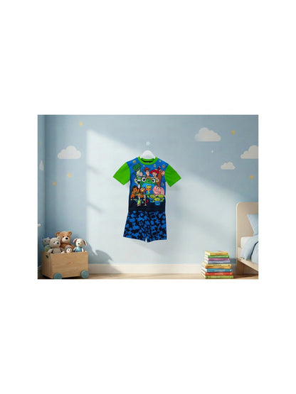 Disney Toy Story Boys Pyjamas, Kids Short Summer PJs Set, Buzz Lightyear Woody Rex Toy Story Nightwear Toddler Pyjama Set Ages 18 Months to 7 Years