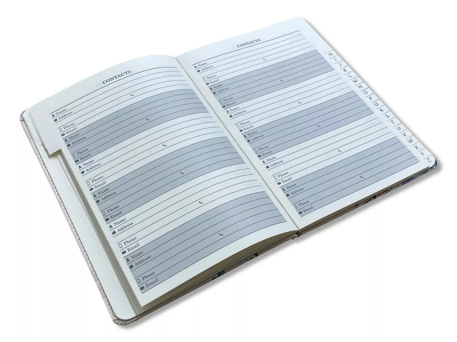 Address Books & Organiser with A5 Birthday Book Vintage Linen Cover - product gallery image 10