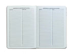 Address Books & Organiser with A5 Birthday Book Vintage Linen Cover - product gallery image 11