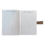 Address Books & Organiser with A5 Birthday Book Vintage Linen Cover - product gallery image 2