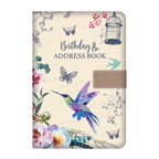 Address Books & Organiser with A5 Birthday Book Vintage Linen Cover - product gallery image 8