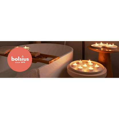 Bolsius Unscented White Tealight Candles, Pack of 45, 8-Hour Tealights for Home Use and Decor
