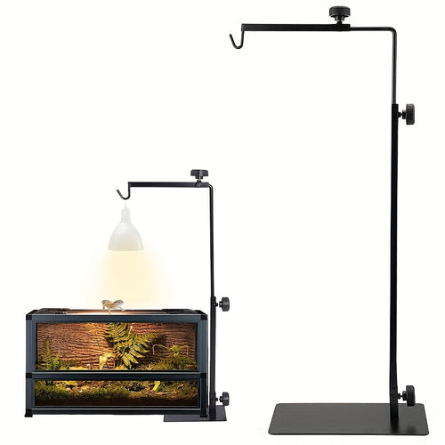 Adjustable Reptile Light Stand for with Adjustable Height, 30cm