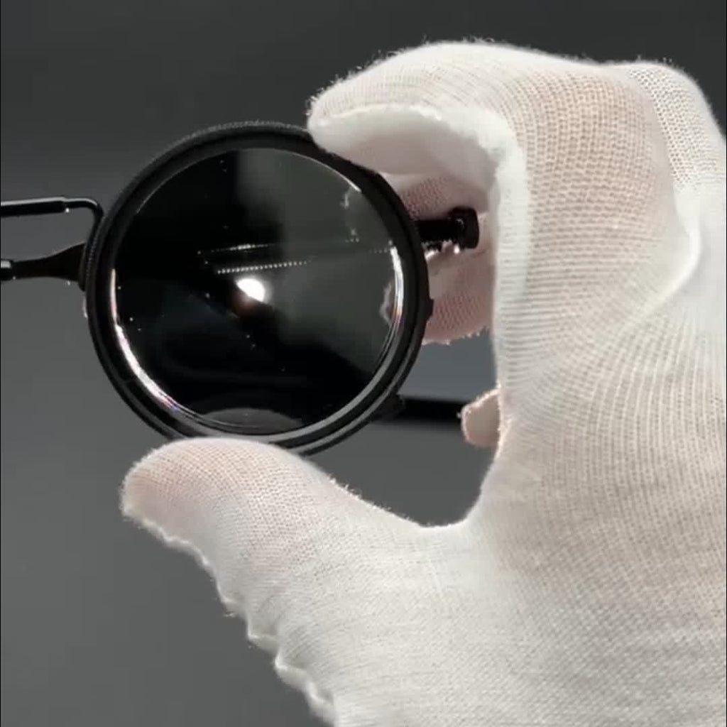 Adjustable Retro Fashion Glasses Alloy Novelty Eyewear with Case and Cloth - product gallery image 13