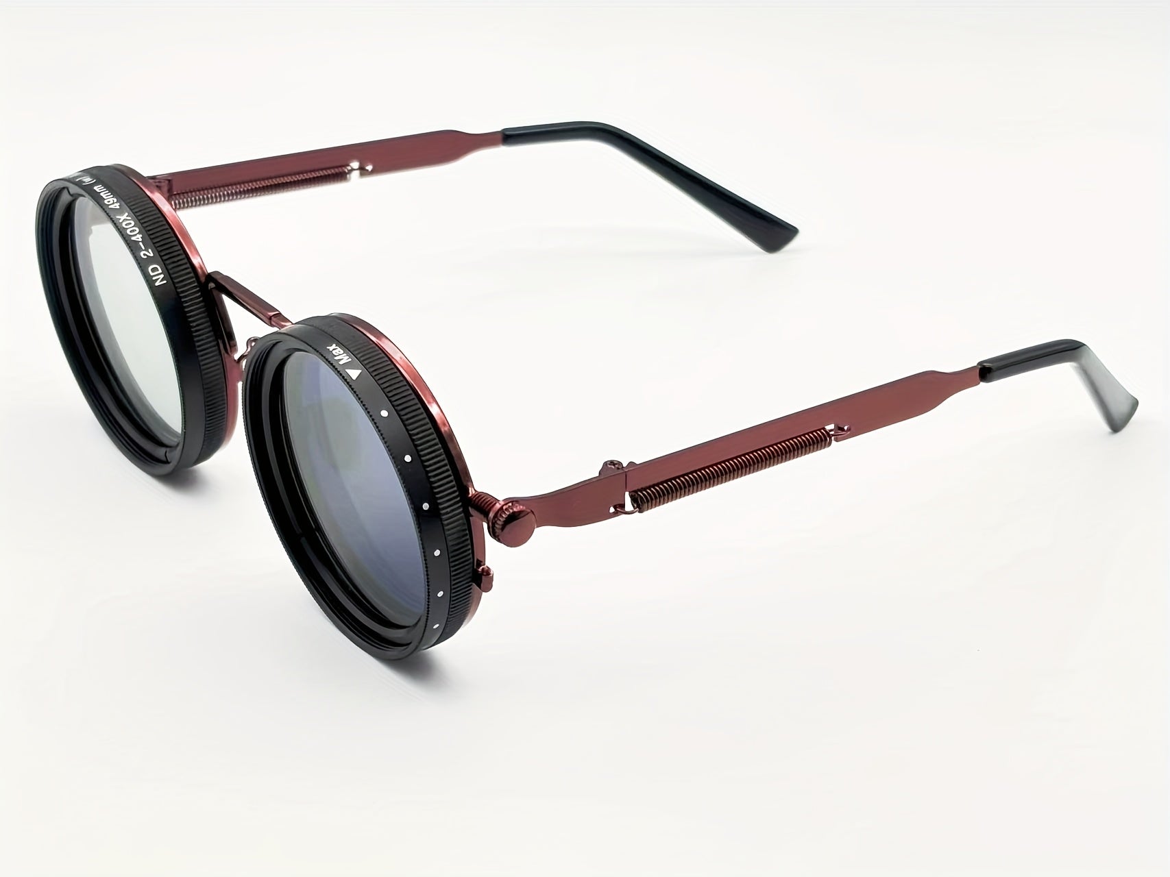 Adjustable Retro Fashion Glasses Alloy Novelty Eyewear with Case and Cloth - product gallery image 16