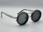 Adjustable Retro Fashion Glasses Alloy Novelty Eyewear with Case and Cloth - product gallery image 17