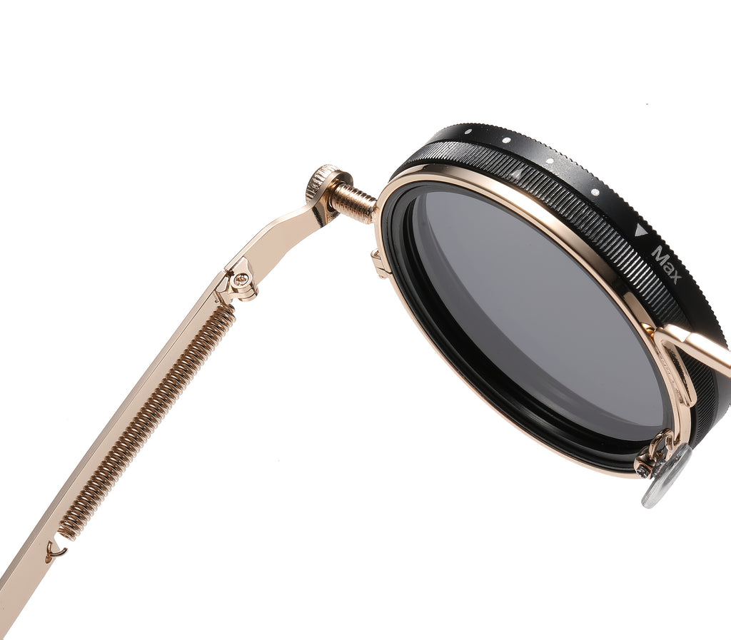 Adjustable Retro Fashion Glasses Alloy Novelty Eyewear with Case and Cloth - product gallery image 18