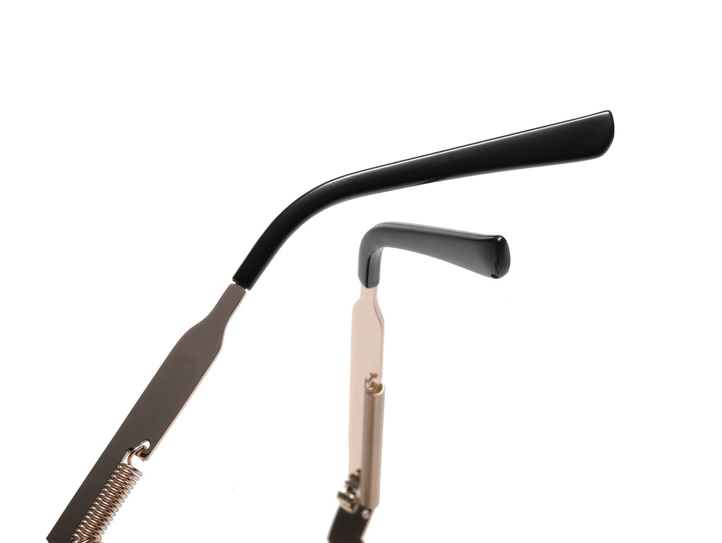 Adjustable Retro Fashion Glasses Alloy Novelty Eyewear with Case and Cloth - product gallery image 19