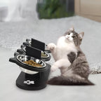 Adjustable Three Bowl Dog Cat Feeder with Adjustable Height, Non-Slip - product gallery image 7