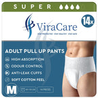 Adult Nappie with 14 Pack, 1 Pack of 14, Nappies Pull Up Pants Maximum Absorbency