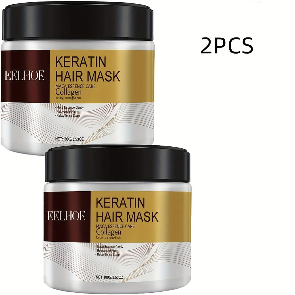 Keratin, Collagen and Argan Hair Mask Multipack