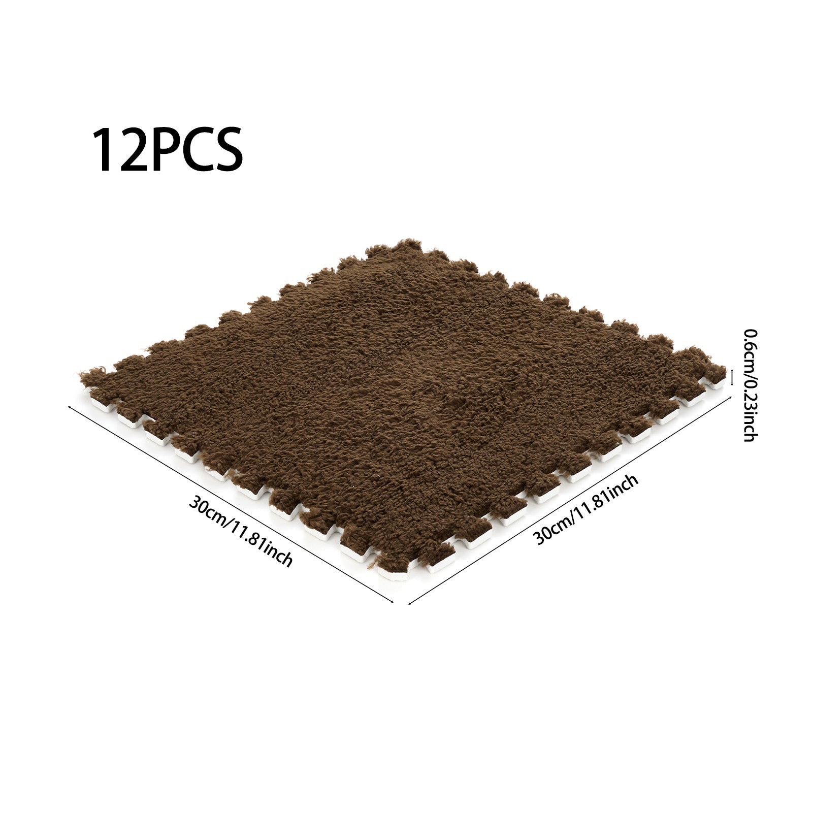Plush Interlocking Carpet Tiles – 30cm EVA Foam Multipacks